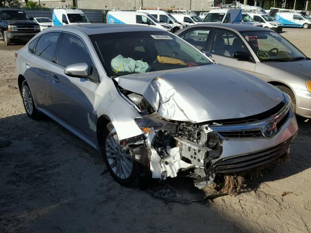 4T1BD1EB2EU034756 - 2014 TOYOTA AVALON HYB SILVER photo 1