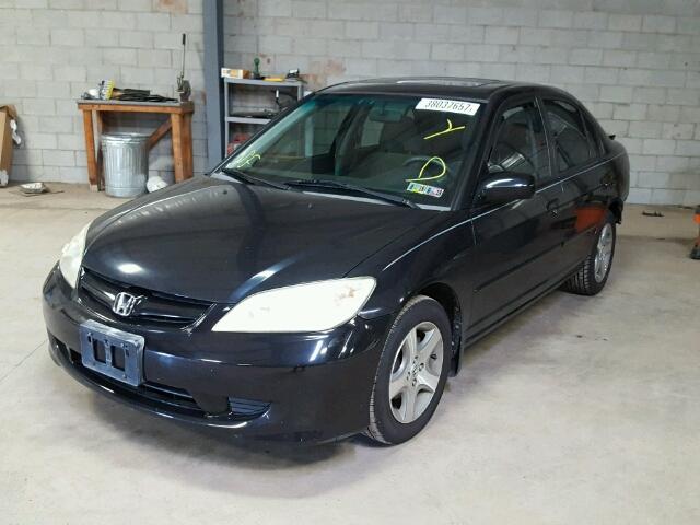 2HGES26755H603031 - 2005 HONDA CIVIC EX შავი ფოტო 2