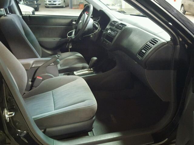 2HGES26755H603031 - 2005 HONDA CIVIC EX შავი ფოტო 5