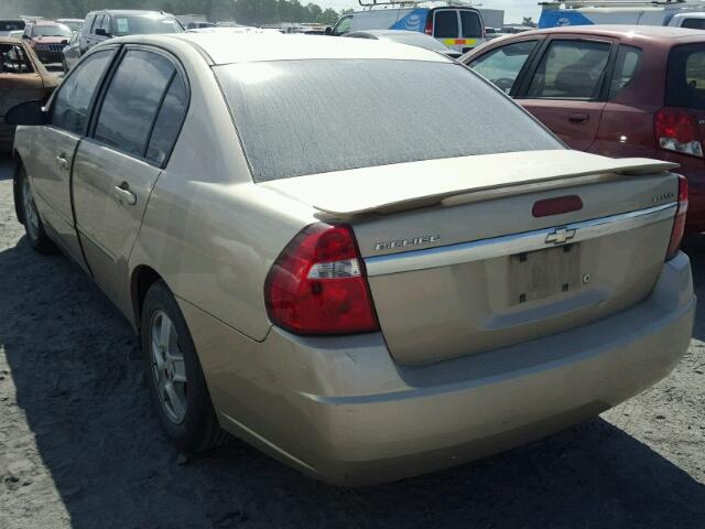 1G1ZT54895F268800 - 2005 CHEVROLET MALIBU LS 金色 照片 3
