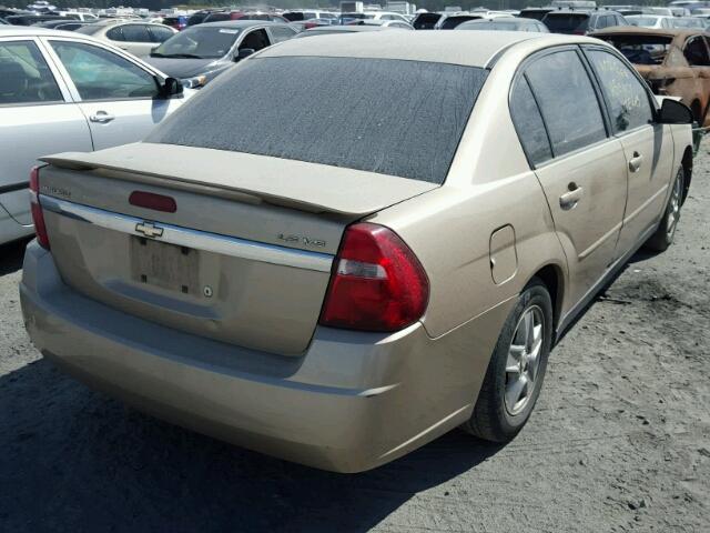 1G1ZT54895F268800 - 2005 CHEVROLET MALIBU LS 金色 照片 4