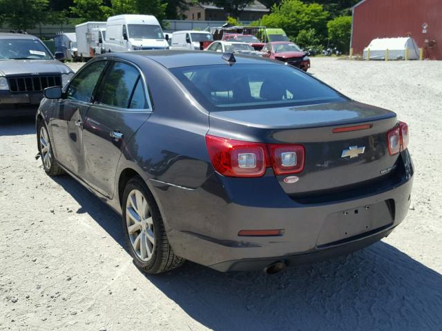 1G11H5SAXDF312127 - 2013 CHEVROLET MALIBU LTZ 灰色 照片 3