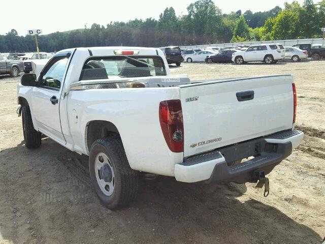 1GCHTBD9XA8112158 - 2010 CHEVROLET COLORADO WHITE photo 3