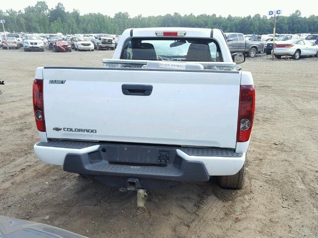 1GCHTBD9XA8112158 - 2010 CHEVROLET COLORADO WHITE photo 6