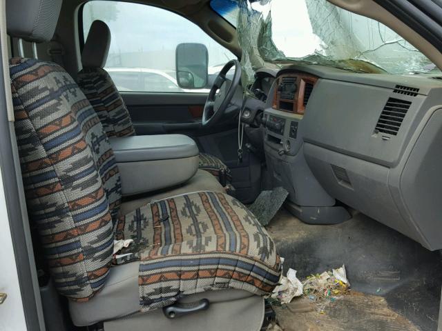 3D7KS26C86G268451 - 2006 DODGE RAM 2500 S WHITE photo 5