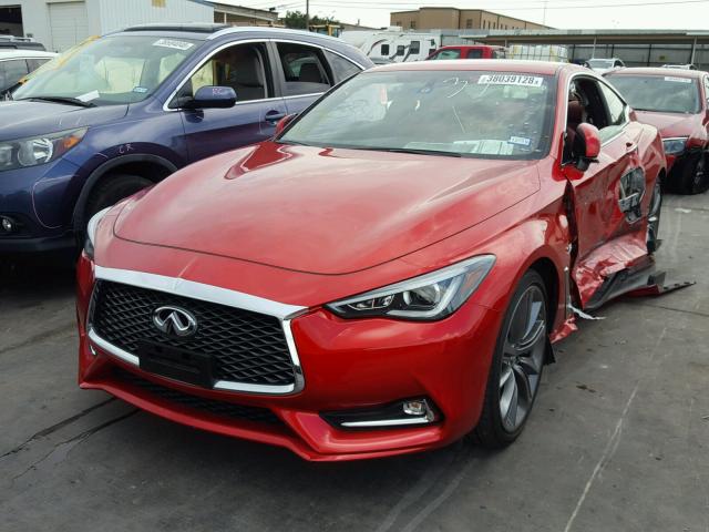 JN1FV7EL3JM630437 - 2018 INFINITI Q60 RED SP RED photo 2