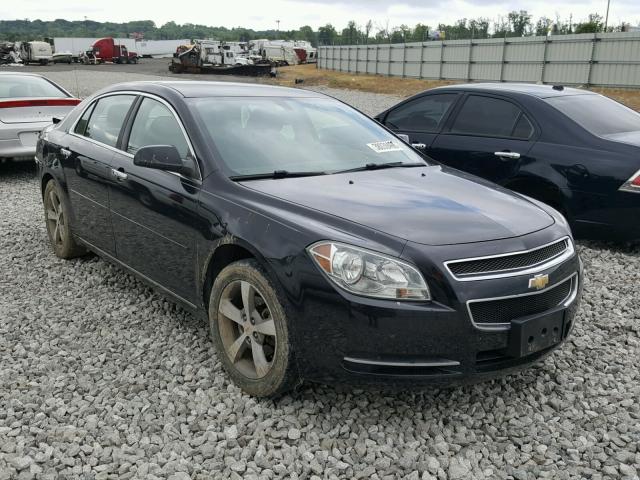 1G1ZC5E02CF114807 - 2012 CHEVROLET MALIBU 1LT BLACK photo 1