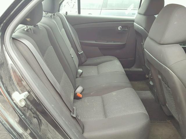1G1ZC5E02CF114807 - 2012 CHEVROLET MALIBU 1LT BLACK photo 6