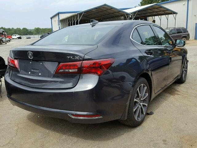 19UUB2F58FA000892 - 2015 ACURA TLX GRAY photo 4