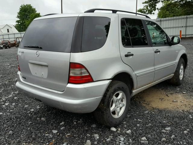 4JGAB54E4YA157176 - 2000 MERCEDES-BENZ ML 320 SILVER photo 4