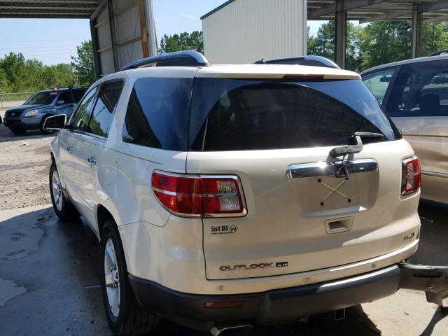 5GZEV23728J136954 - 2008 SATURN OUTLOOK XR კრემისფერი ფოტო 3