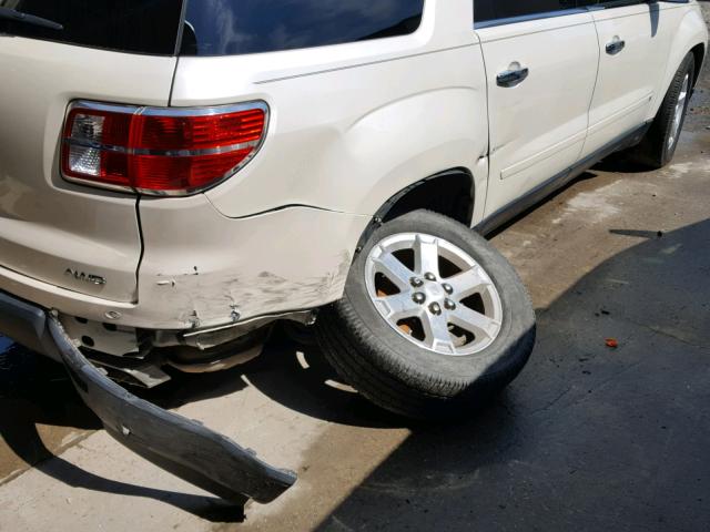 5GZEV23728J136954 - 2008 SATURN OUTLOOK XR კრემისფერი ფოტო 9