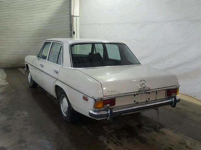 11401012036917 - 1970 MERCEDES-BENZ 250 WHITE photo 3