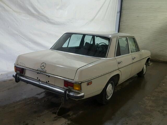 11401012036917 - 1970 MERCEDES-BENZ 250 WHITE photo 4