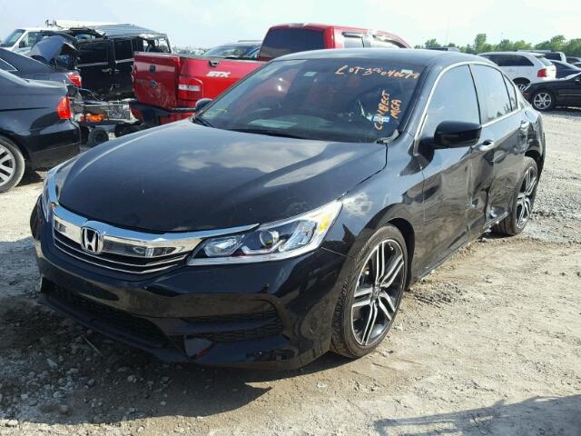 1HGCR2F57HA077196 - 2017 HONDA ACCORD SPO შავი ფოტო 2
