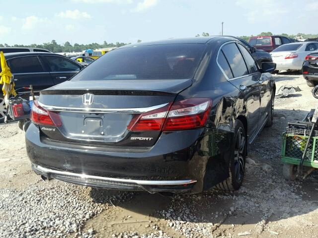 1HGCR2F57HA077196 - 2017 HONDA ACCORD SPO შავი ფოტო 4