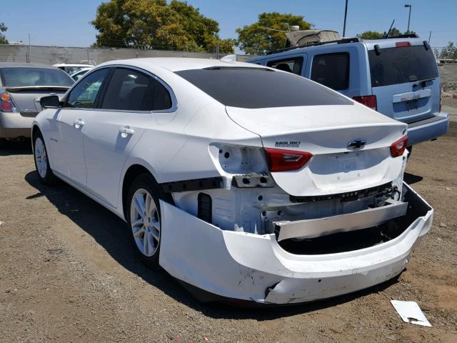 1G1ZF5SU2JF113345 - 2018 CHEVROLET MALIBU HYB WHITE photo 3