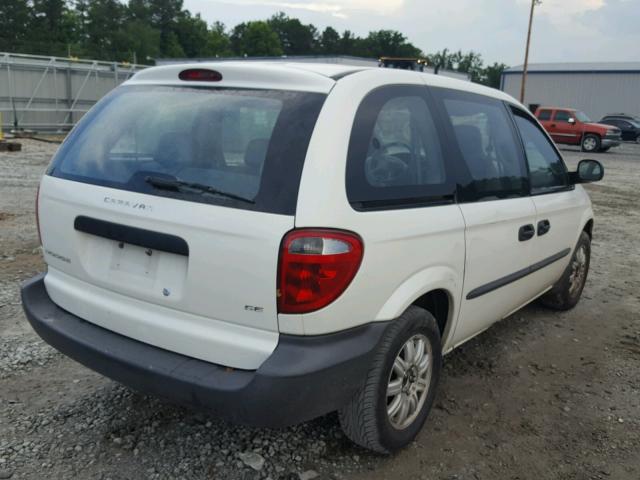 1D4GP25313B313255 - 2003 DODGE CARAVAN SE WHITE photo 4