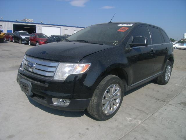 2FMDK49C98BB29134 - 2008 FORD EDGE BLACK photo 2