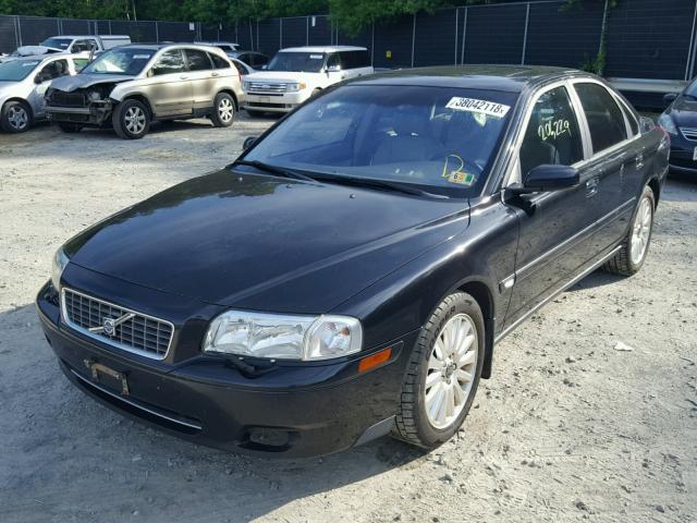 YV1TS592761446748 - 2006 VOLVO S80 2.5T BLACK photo 2