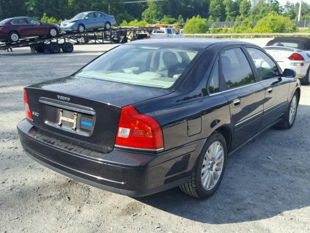 YV1TS592761446748 - 2006 VOLVO S80 2.5T BLACK photo 4