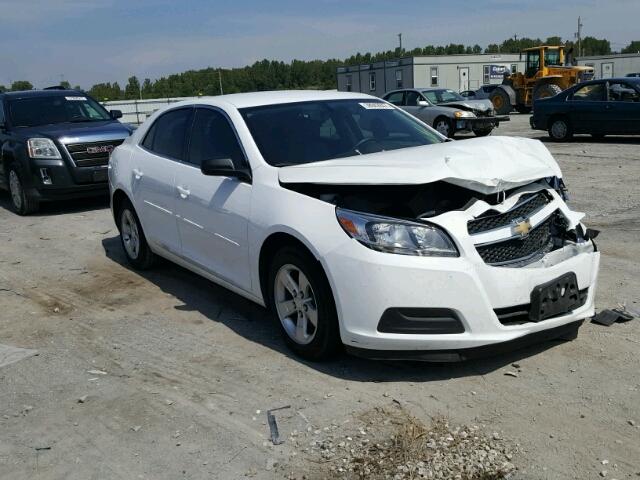 1G11B5SAXDF184425 - 2013 CHEVROLET MALIBU LS WHITE photo 1