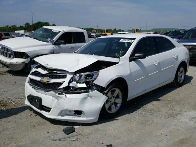 1G11B5SAXDF184425 - 2013 CHEVROLET MALIBU LS WHITE photo 2