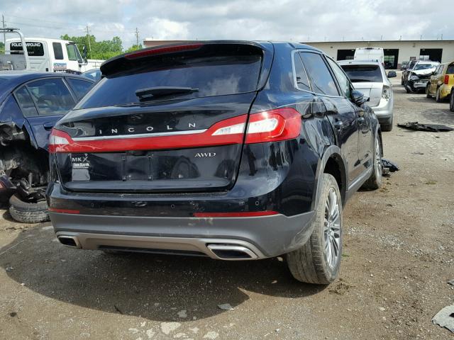 2LMTJ8LR2GBL44425 - 2016 LINCOLN MKX RESERV BLACK photo 4