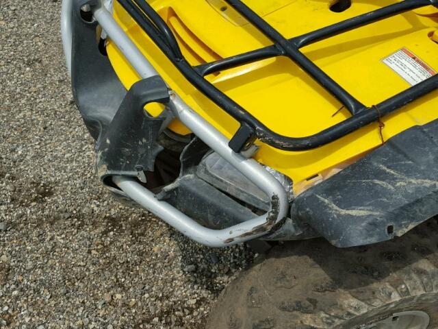 1HFTE260X64513619 - 2006 HONDA TRX500 FA YELLOW photo 10