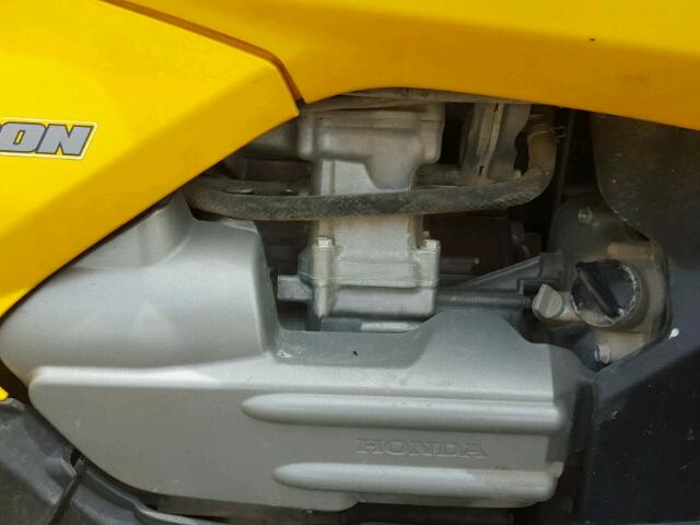 1HFTE260X64513619 - 2006 HONDA TRX500 FA YELLOW photo 7