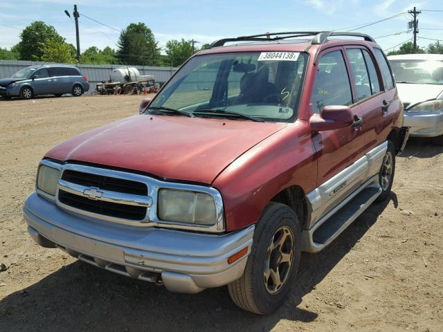 2CNBJ634316940756 - 2001 CHEVROLET TRACKER LT RED photo 2