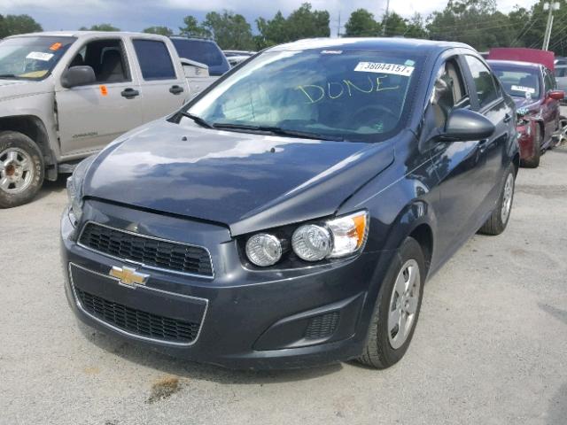 1G1JA5SHXG4130896 - 2016 CHEVROLET SONIC LS GRAY photo 2