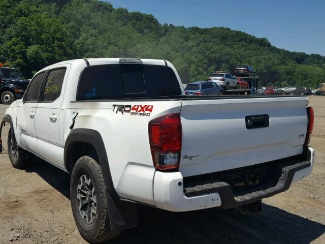 5TFCZ5AN3HX063817 - 2017 TOYOTA TACOMA DOU თეთრი ფოტო 3