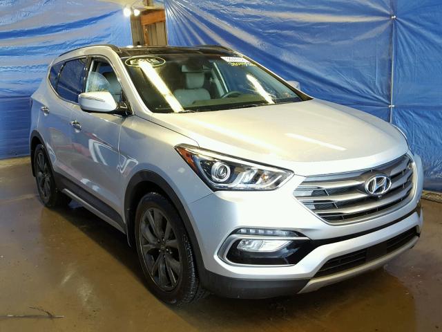 5XYZWDLAXJG530246 - 2018 HYUNDAI SANTA FE S SILVER photo 1