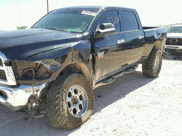 3D7UT2CL5AG190147 - 2010 DODGE RAM 2500 BLACK photo 9