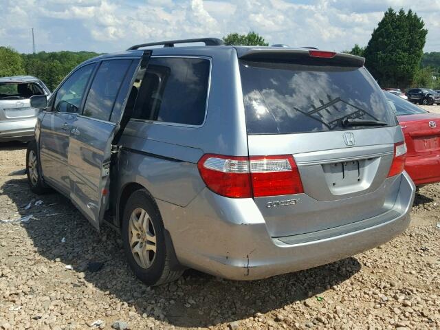 5FNRL38747B097202 - 2007 HONDA ODYSSEY EX GRAY photo 3