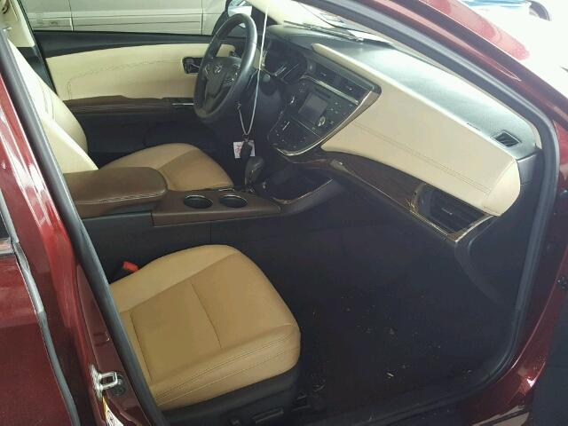 4T1BK1EBXDU005655 - 2013 TOYOTA AVALON BAS BURGUNDY photo 5