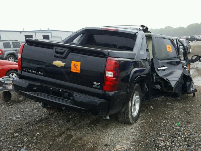 3GNTKFE33BG135332 - 2011 CHEVROLET AVALANCHE BLACK photo 4