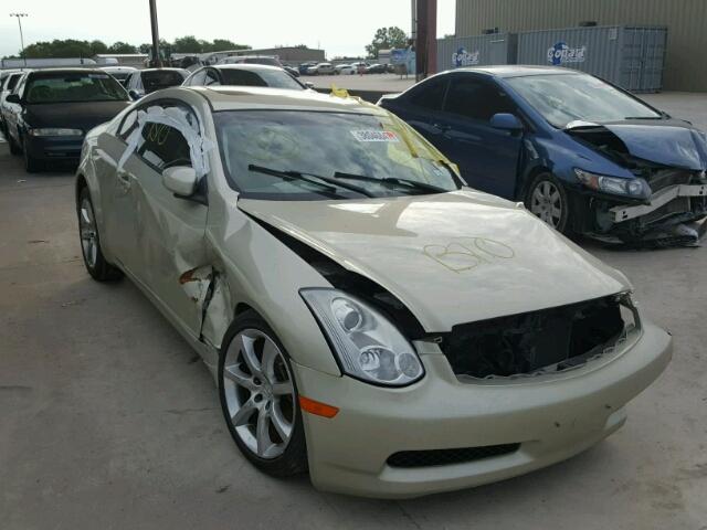 JNKCV54E27M910011 - 2007 INFINITI G35 GOLD photo 1