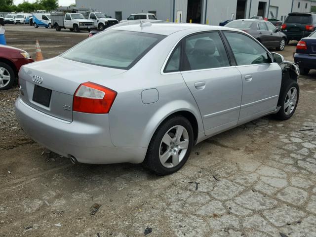 WAULT68E05A059622 - 2005 AUDI A4 3.0 QUA SILVER photo 4