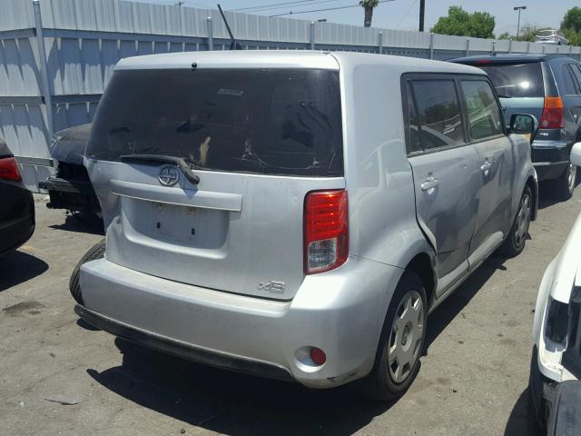 JTLZE4FE9DJ035904 - 2013 TOYOTA SCION XB ვერცხლისფერი ფოტო 4