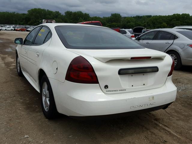 2G2WP552761105116 - 2006 PONTIAC GRAND PRIX WHITE photo 3