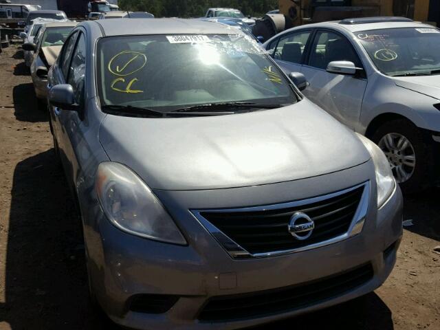 3N1CN7AP8CL876148 - 2012 NISSAN VERSA S GRAY photo 9