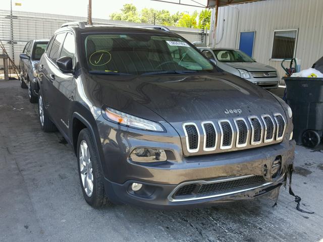 1C4PJLDS3FW731410 - 2015 JEEP CHEROKEE L GRAY photo 1