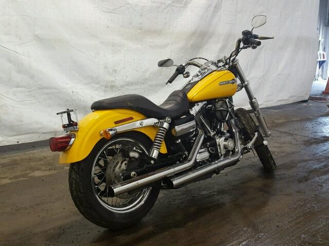 1HD1GV412DC331133 - 2013 HARLEY-DAVIDSON FXDC DYNA YELLOW photo 4