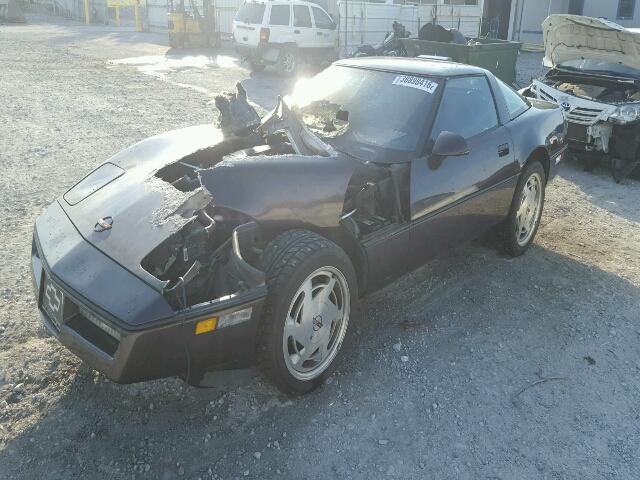 1G1YY2185K5115154 - 1989 CHEVROLET CORVETTE BROWN photo 2