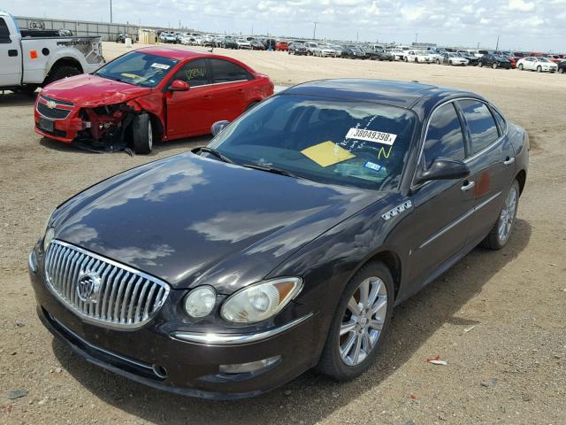 2G4WN58C881297649 - 2008 BUICK LACROSSE S BROWN photo 2