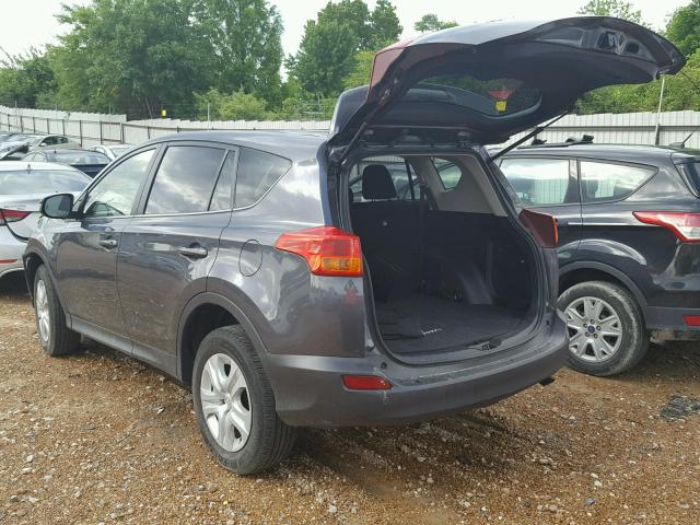 JTMZFREV6FD050465 - 2015 TOYOTA RAV4 LE GRAY photo 3