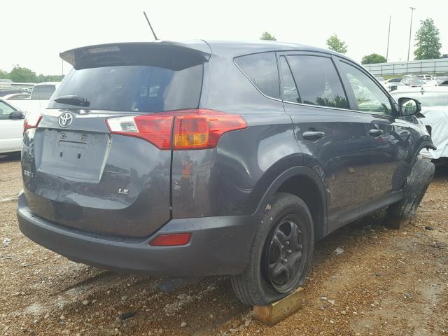 JTMZFREV6FD050465 - 2015 TOYOTA RAV4 LE GRAY photo 4