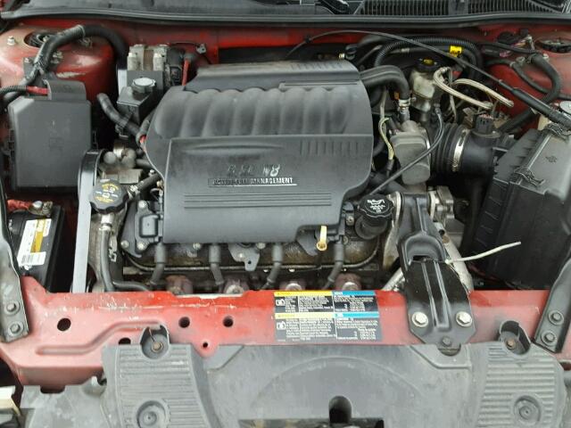 2G1WD58C779245767 - 2007 CHEVROLET IMPALA SUP 红色 照片 7